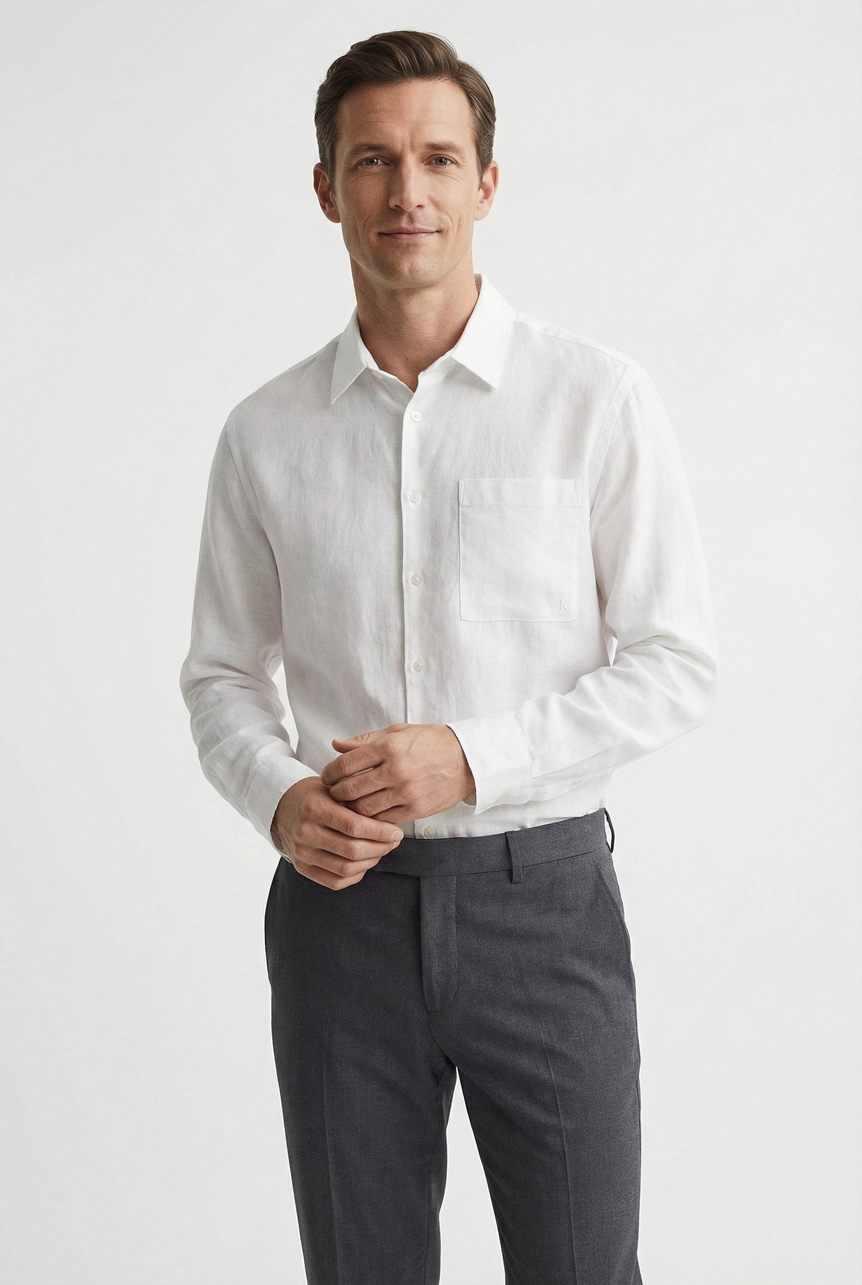 Leinenhemd SOLID LINEN CLASSIC