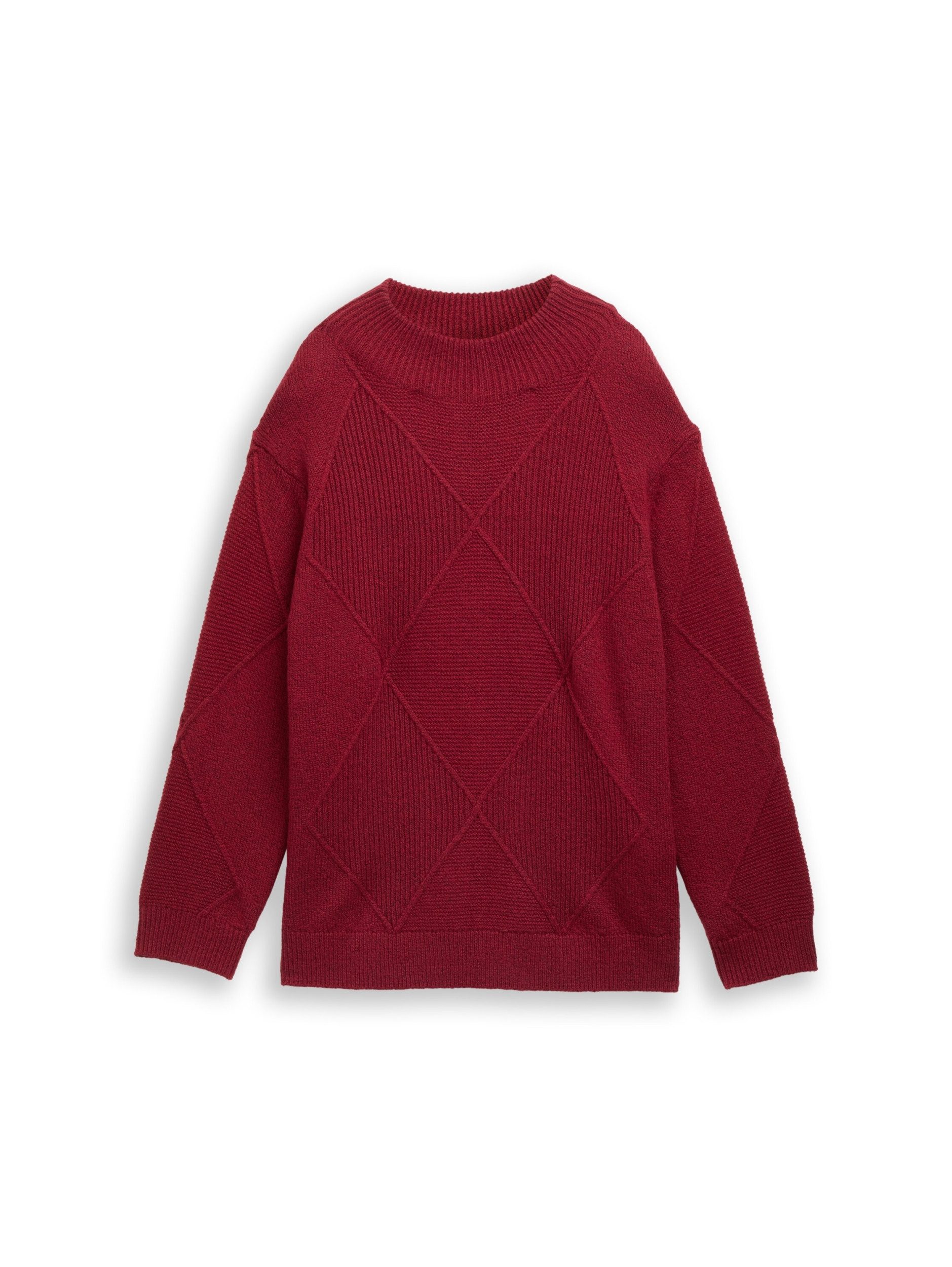 TOM TAILOR PLUS Rundhalspullover knit funnel-neck pullover