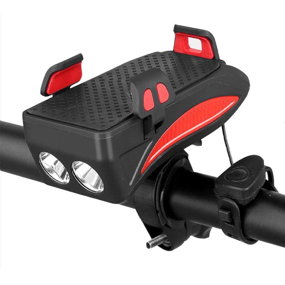 LED Rücklicht rot mit Akku 5 Leuchtmodi IPX5 Wasserfest für Fahrräder E-Scooter 