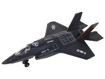 LEAN Toys Spielzeug-Flugzeug Flugzeug Reibungsantrieb Lichter Sounds Spielzeug Modell Luftfahrt