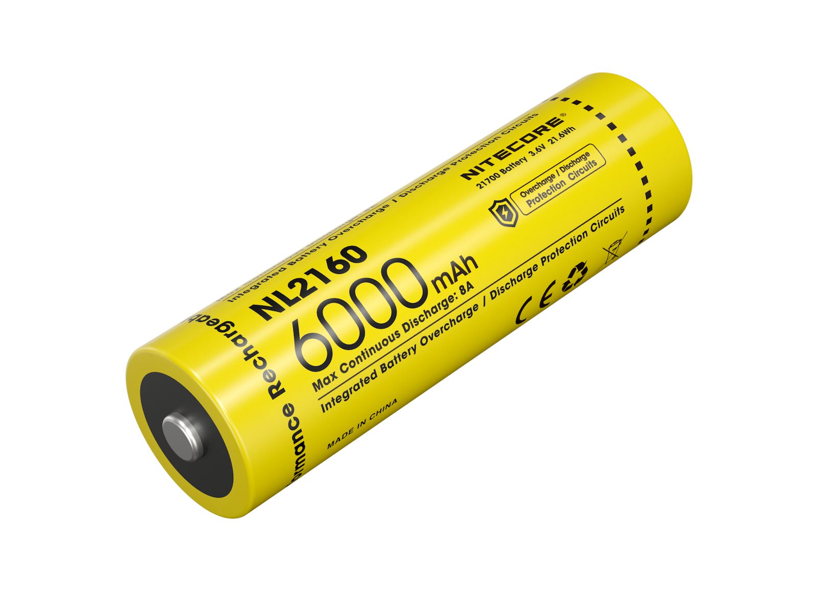 Nitecore Li-Ion Akku Typ 21700 - 6000mAh - NL2160 Akku (1 St)