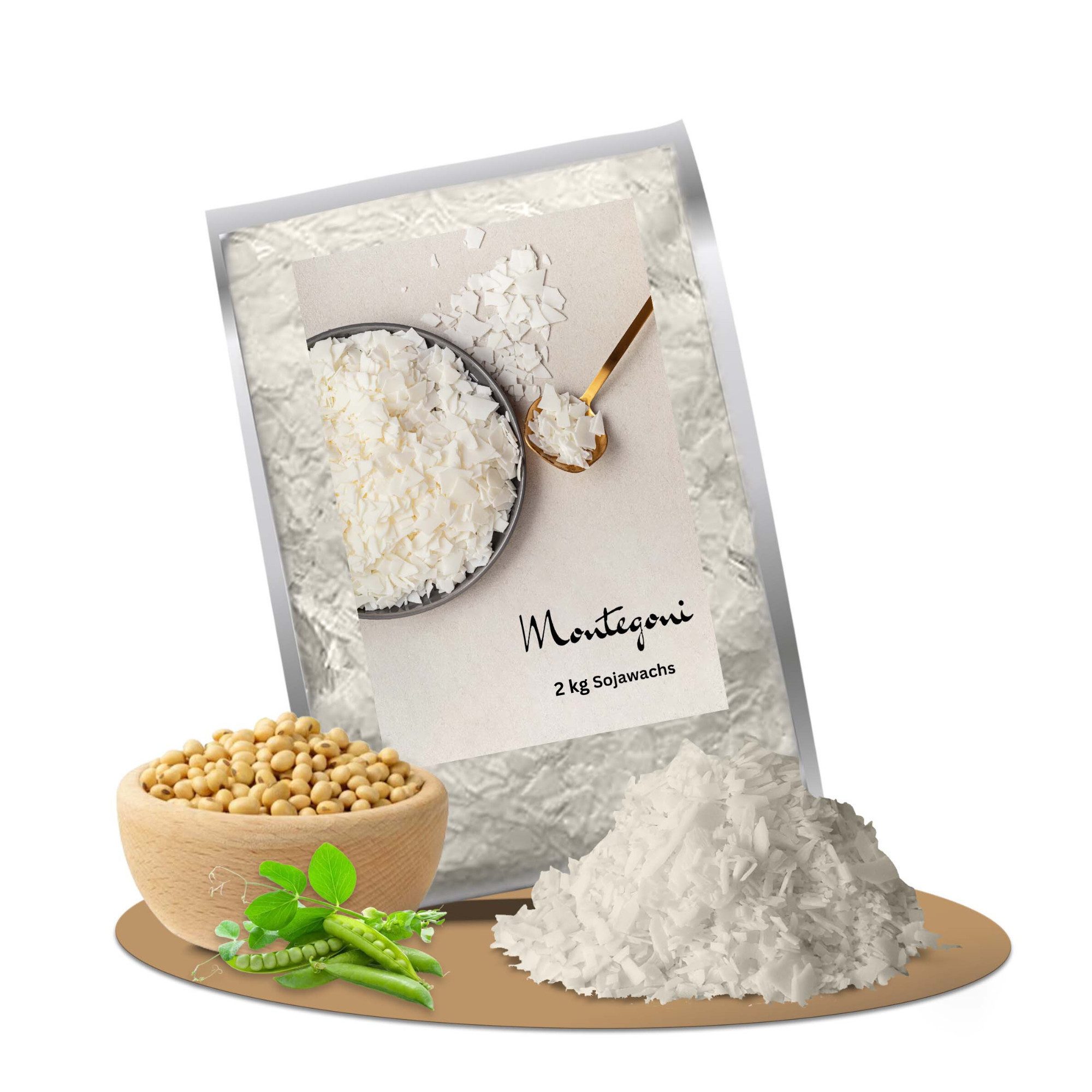 Montegoni Duftkerze 100% natürliches Sojawachs für Kerzen (ohne Zusatzstoff günstig online kaufen