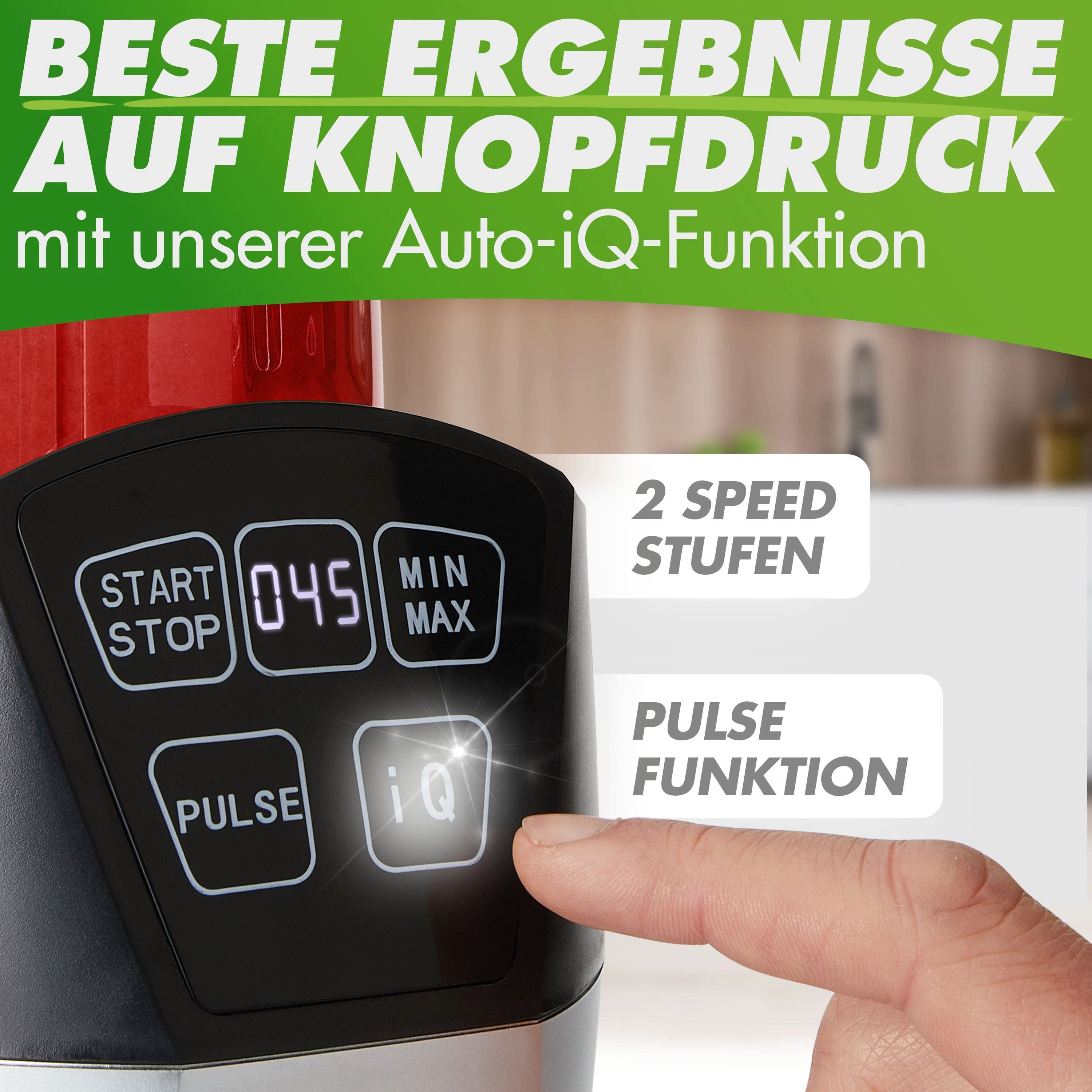 Nutrilovers Standmixer Format: Kompakter Smoothie Mixer - Für Unterwegs - Trinkbecher, 1000 W