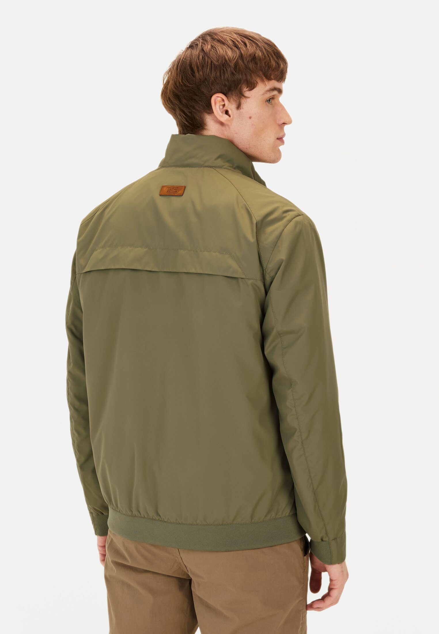 camel active Blouson mit Stehkragen Markenlogo günstig online kaufen