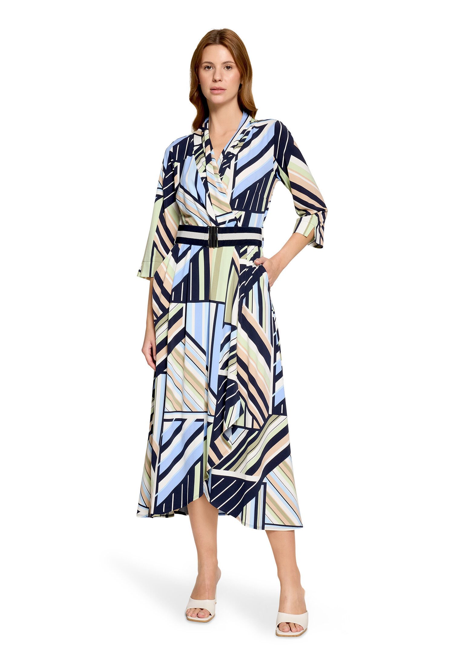 Betty Barclay Midikleid Damen mit Volant