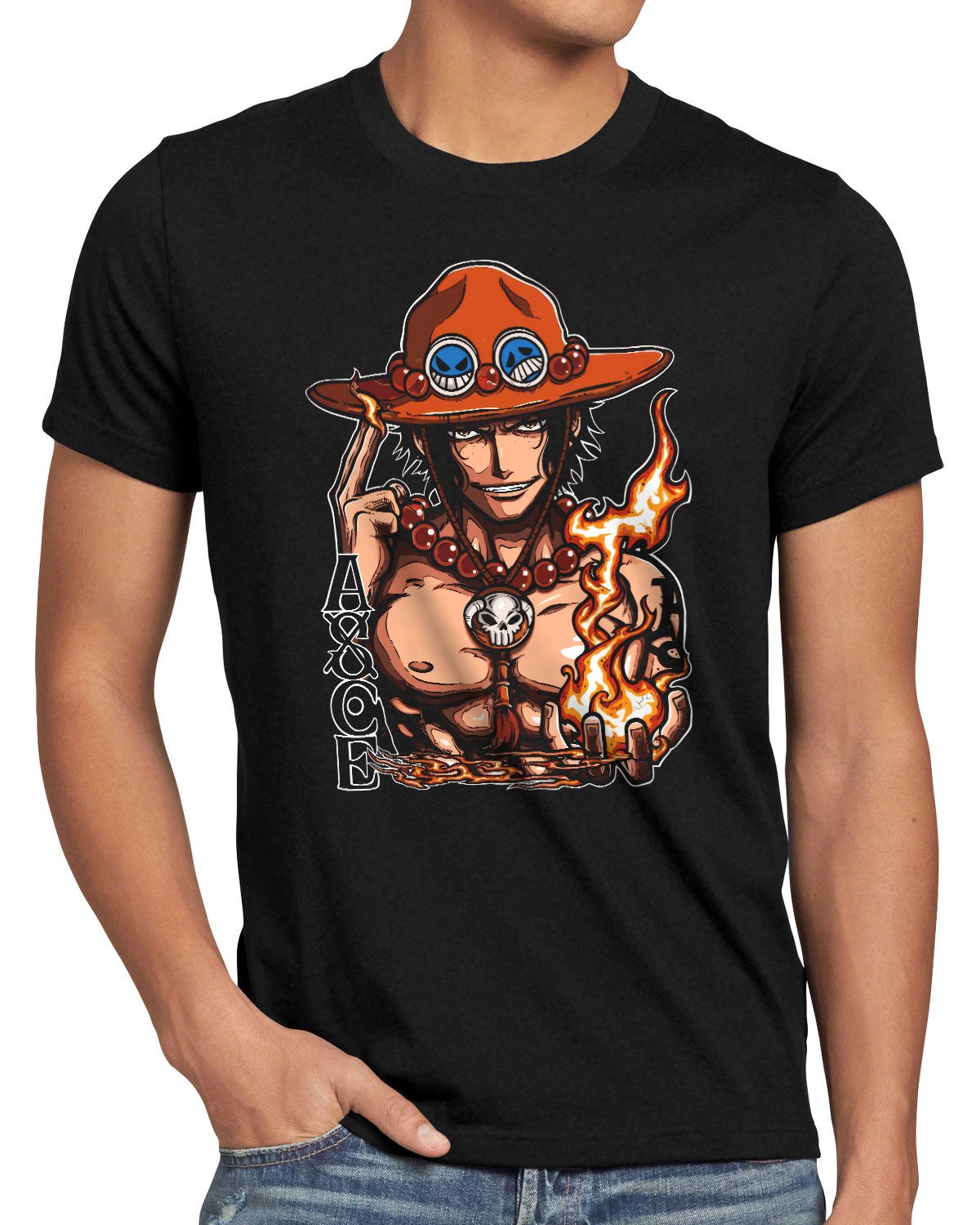 style3 T-Shirt one piece ruffy luffy monkey d strohhut strawhat piraten pirate ship