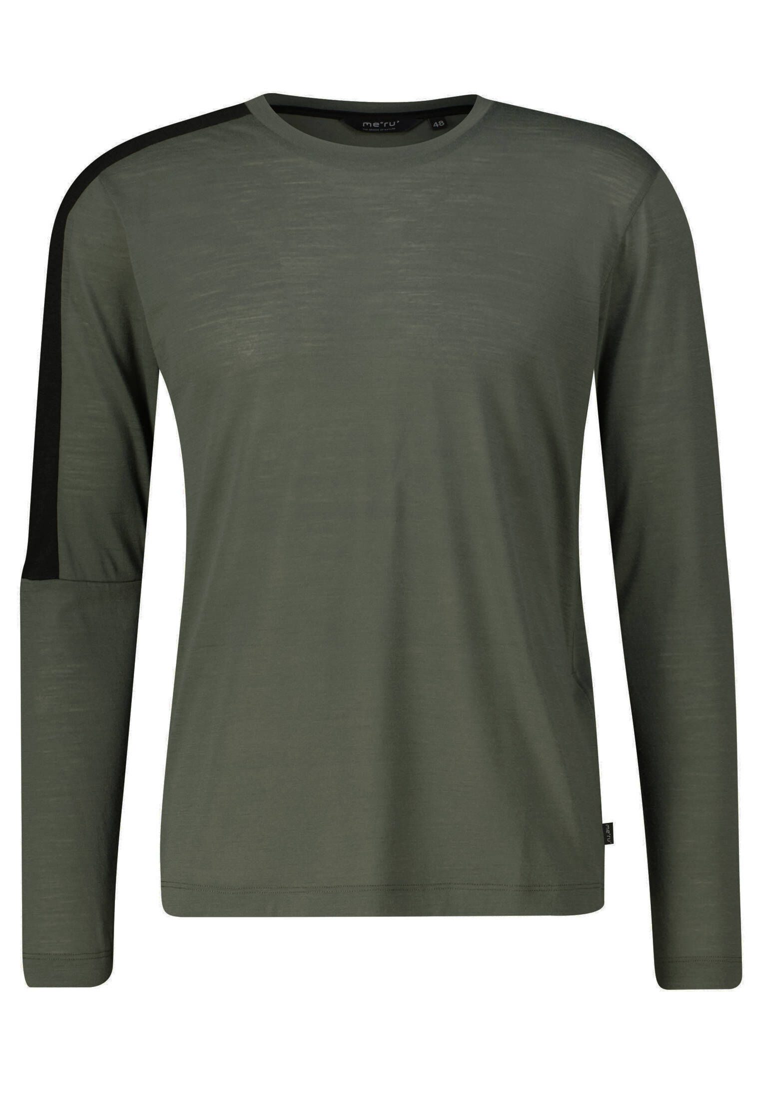 Meru Langarmshirt Herren Longsleeve mit Wolle BLOXWICH (1-tlg)