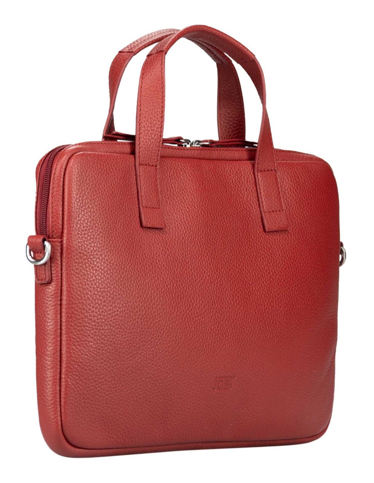 Jost Laptoptasche Laptop Case 14", aus echtem Rindsleder