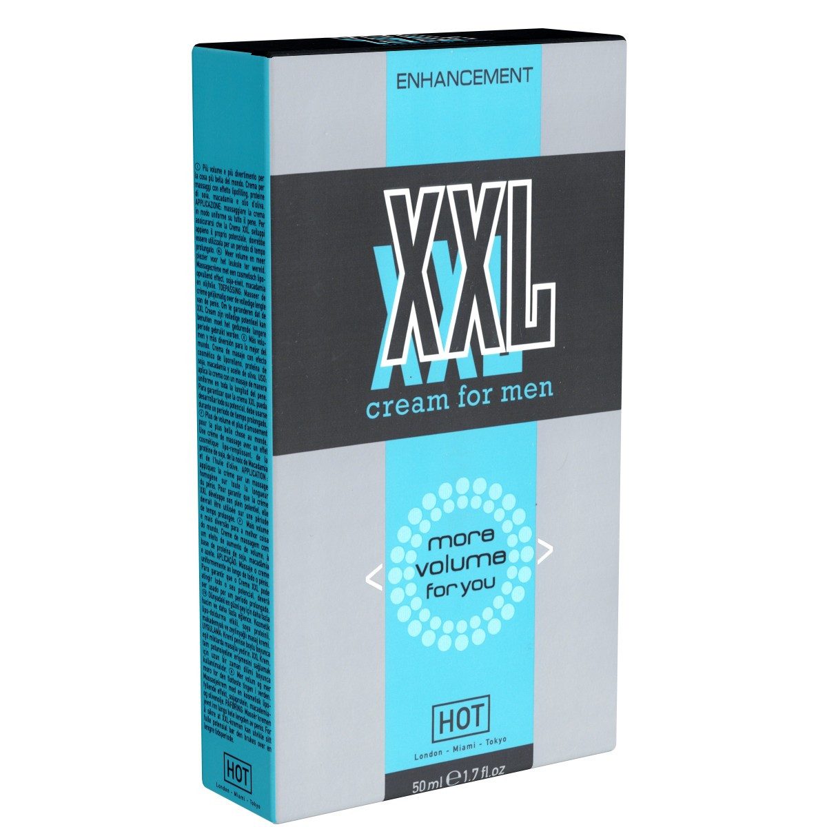HOT Stimulationsgel Enhancement Cream for Men, Tube mit 50ml, 1-tlg., intensiv stimulierende Massagecreme für den Mann