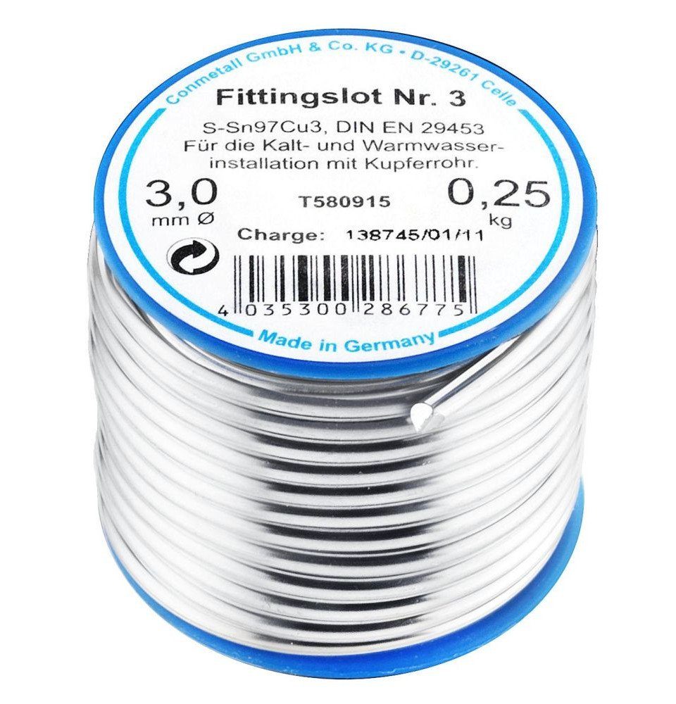 CORNAT Lötfitting Cornat Fittingslot Inhalt: 250 g