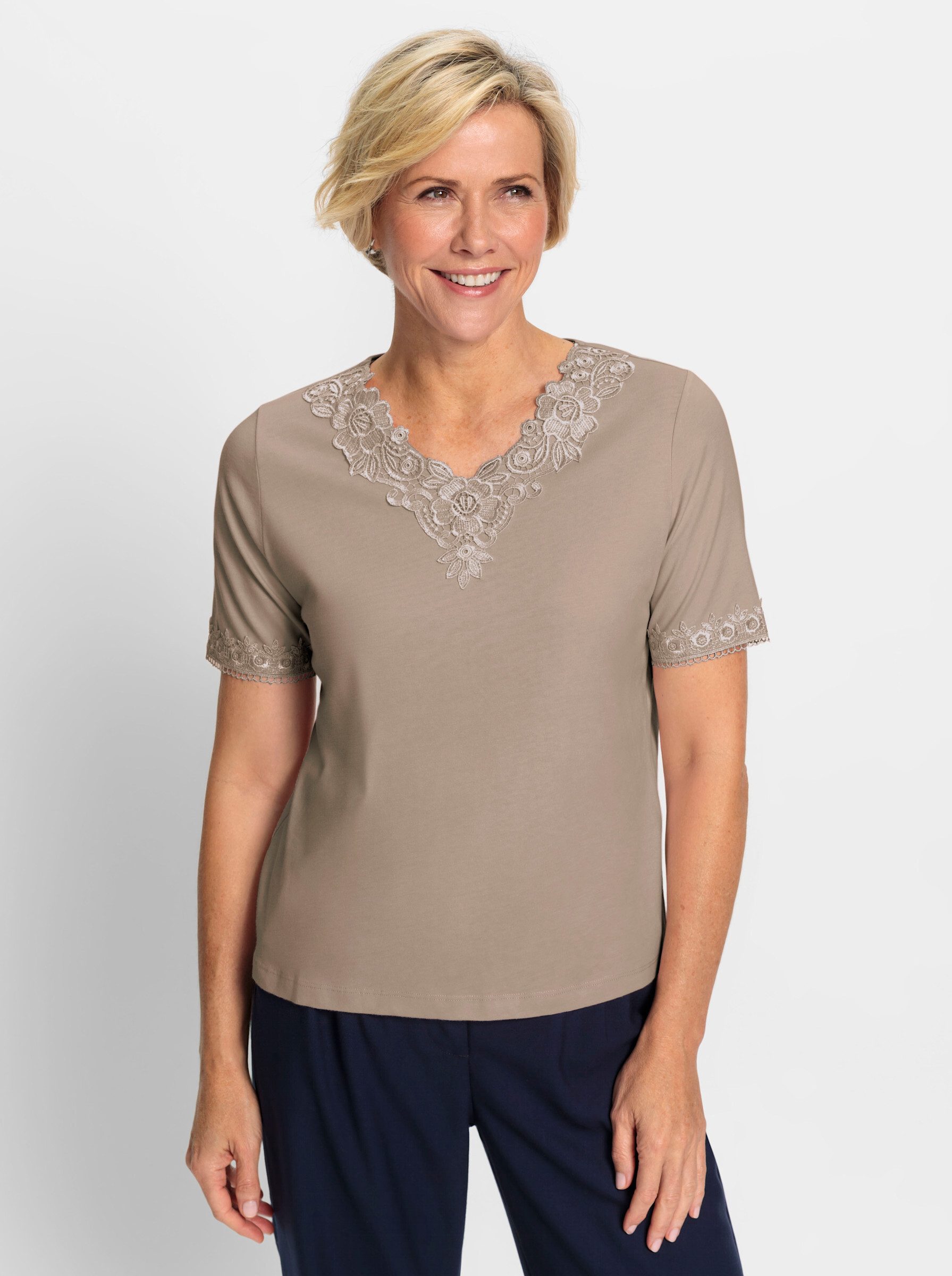 Classic Spitzenshirt "Shirt" 1 Stk. tlg. günstig online kaufen