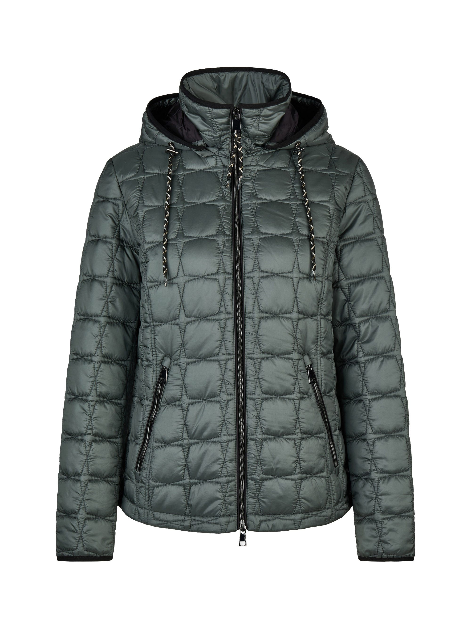 Barbara Lebek Steppjacke warme Damenjacke oder Herbstjacke mit abnehmbarer Kapuze