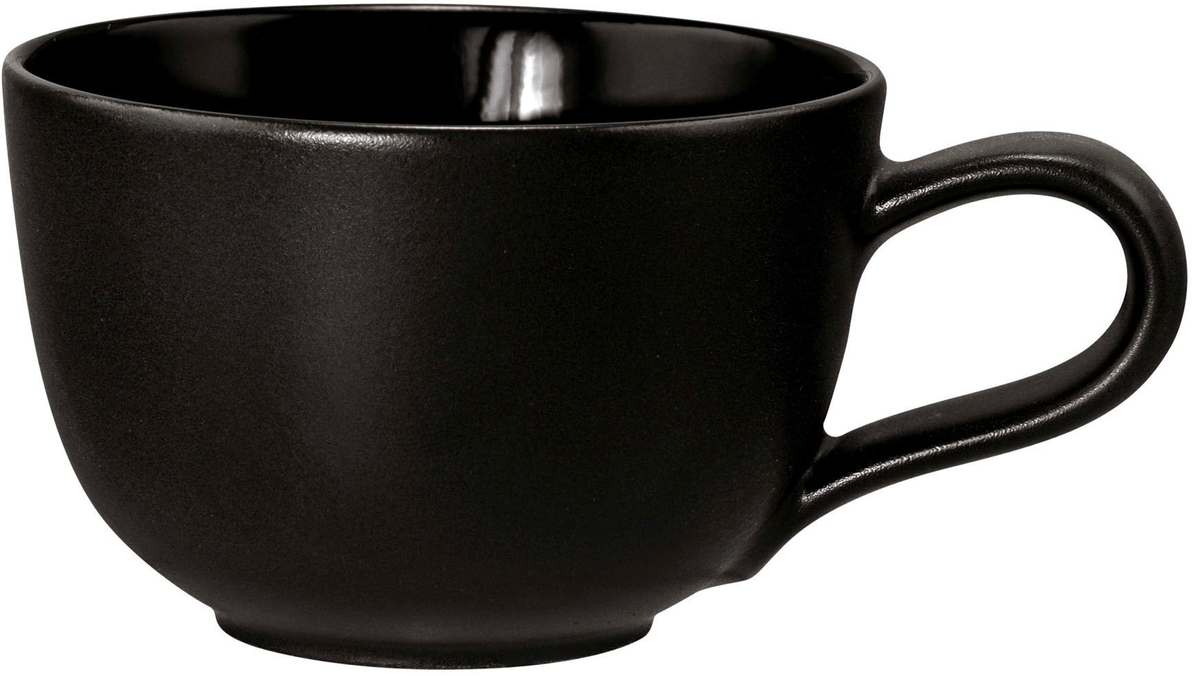Seltmann Weiden Espressotasse Liberty - Velvet Black, Porzellan, Espressoobertasse 0,09 l
