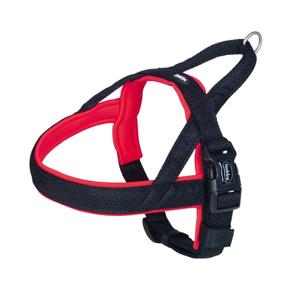 Nobby Hunde-Geschirr Norweger Geschirr Mesh Preno rot