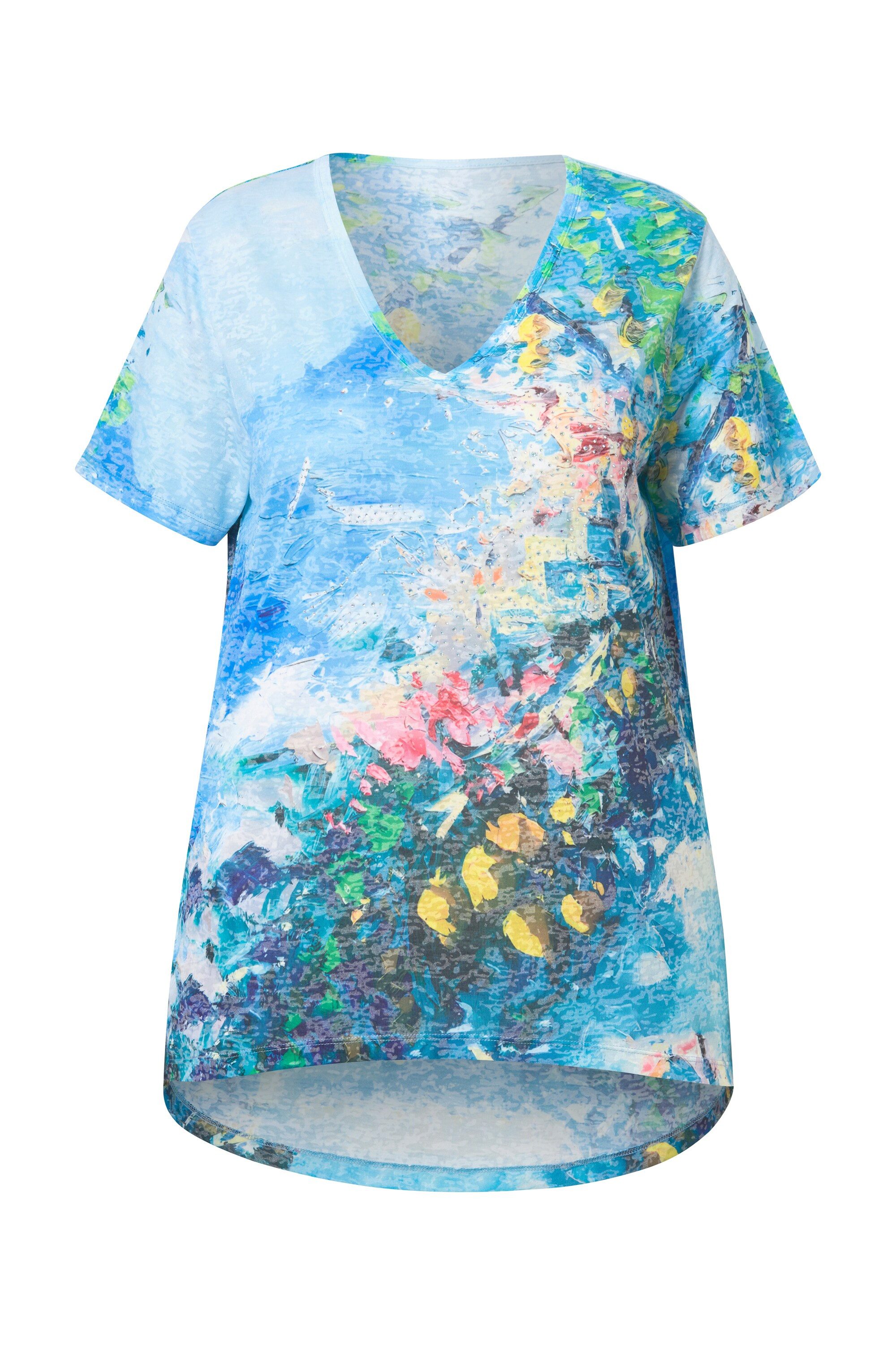 MIAMODA T-Shirt T-Shirt A-Linie Italien-Print günstig online kaufen