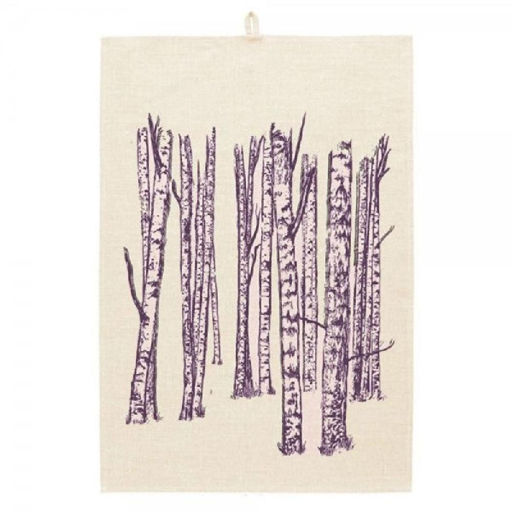 Frohstoff Geschirrtuch Geschirrtuch Birkenhain Rauchlila