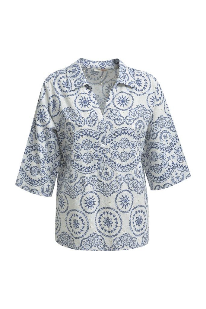 HeartKiss Blusentop BLOUSE PRINT 3/4 SLEEVES
