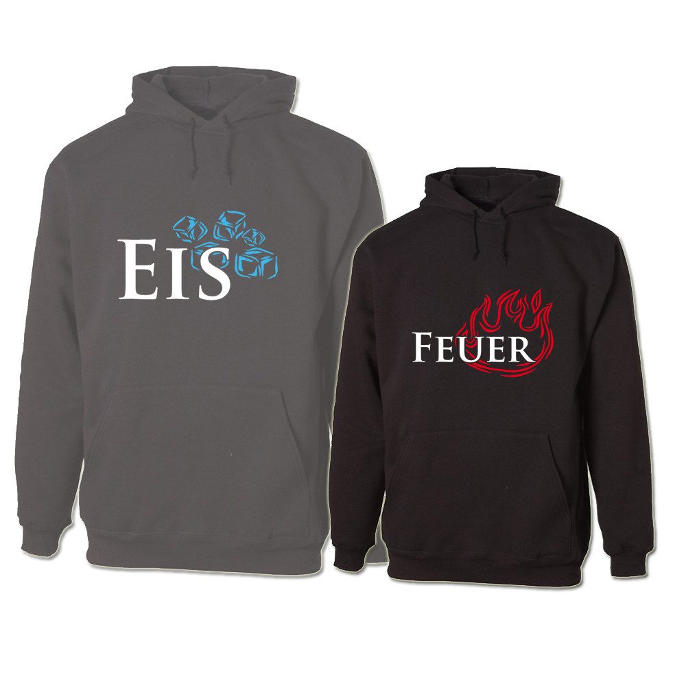Hoodie Eis & Feuer