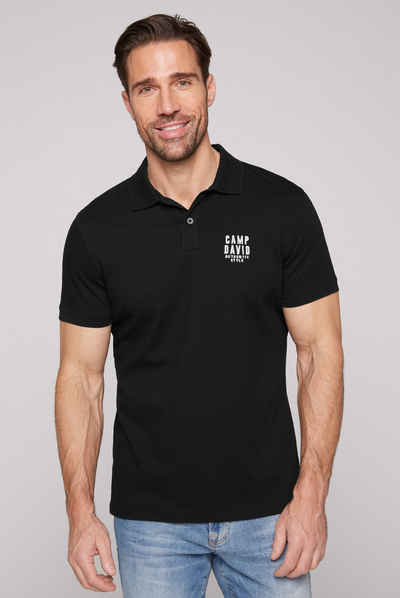 CAMP DAVID Poloshirt mit Elasthan-Anteil