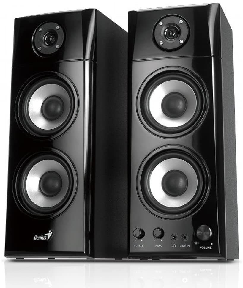 Genius SP-HF1800A 50Watt(85dB) schwarz, 2.0 Drei-Wege Колонкиsystem