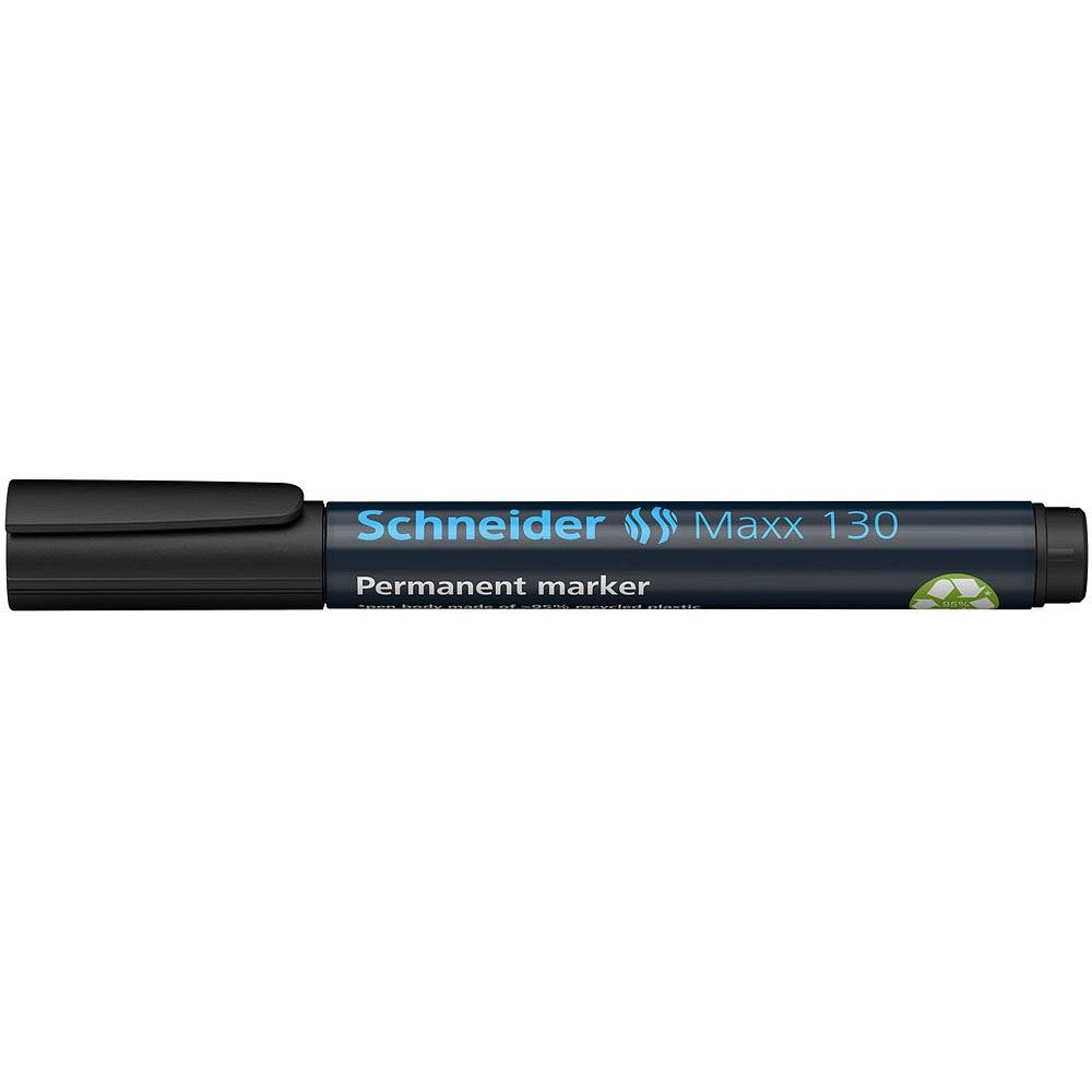 SCHNEIDER Permanentmarker Schneider 50-113001 10er Permanentmarker Maxx 130 schwarz