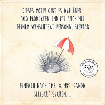 Mr. & Mrs. Panda Sporttasche Seeigel - Transparent - Geschenk, Achtsamkeit, Meerestiere, Turnbeute (1-tlg), Weiche Kordel