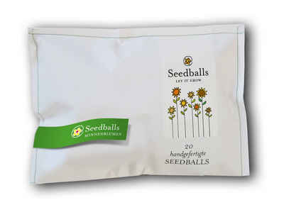 Nawemo Blumenerde Seedballs Sonnenblumenmischung (20 Stück in der Packung) von Nawemo, (1-St)
