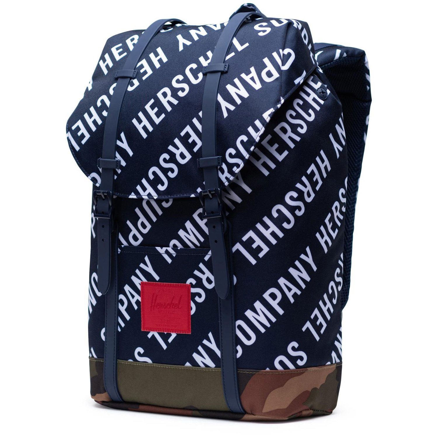 Herschel Schulrucksack Retreat 19.5 - Rucksack 15" 43 cm (roll call peacoat woodland camo)