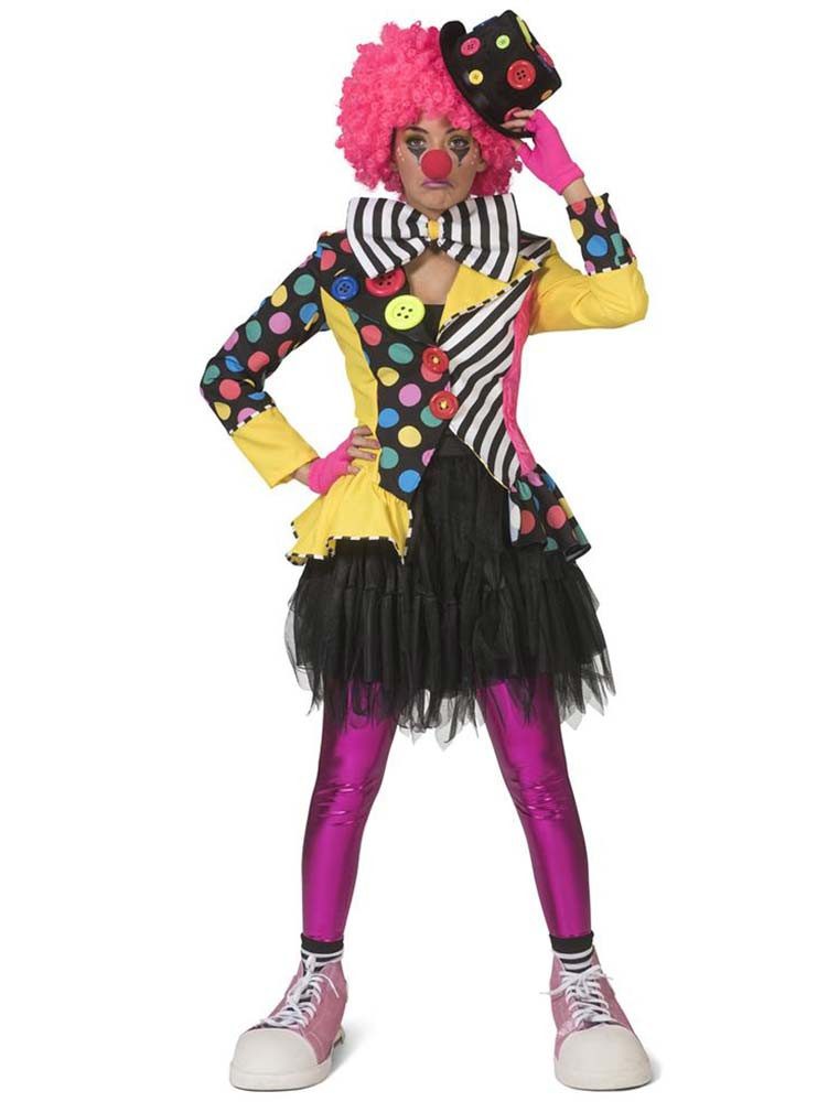 Funny Fashion Kostüm Kostüm Clown Belinda Button