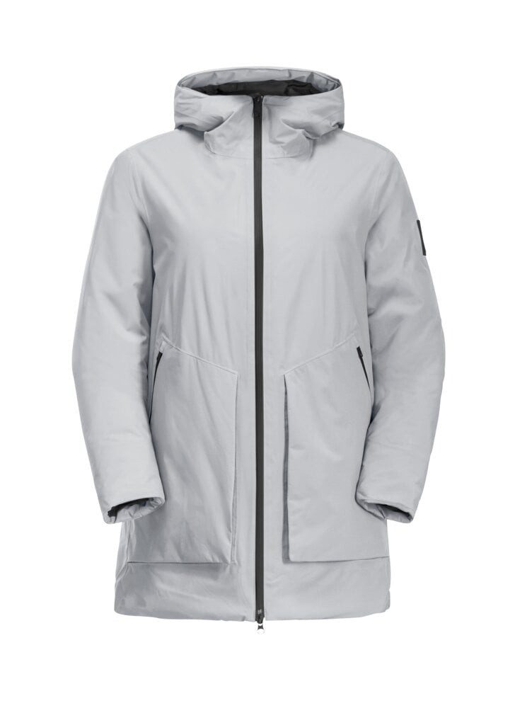 Winterjacke Luisenplatz (wasserdicht, winddicht, atmungsaktiv) hellgrau Damen