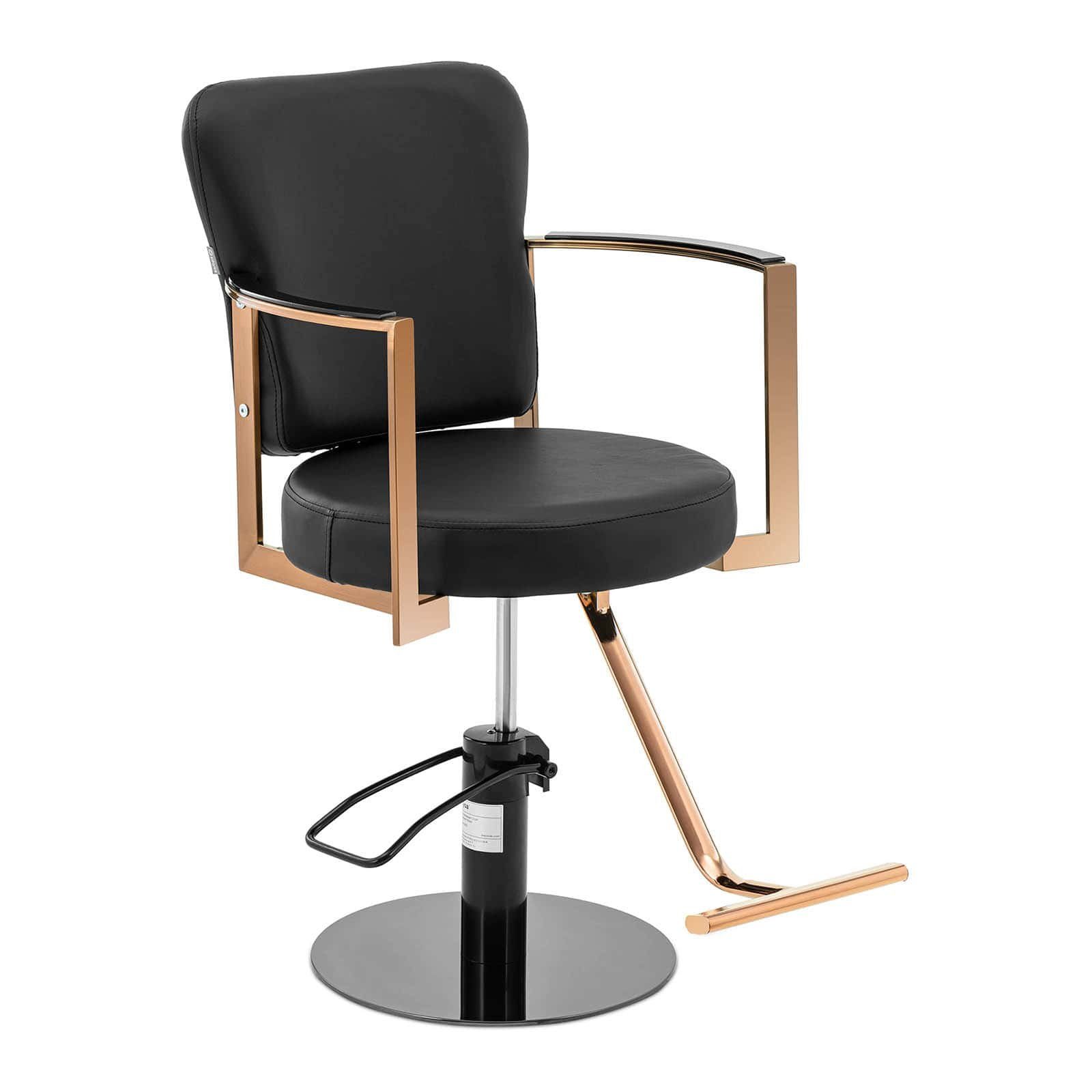 Physa Armlehnstuhl Friseurstuhl mit Fußstütze höhenverstellbar Barber-Stuhl 200 kg Newent