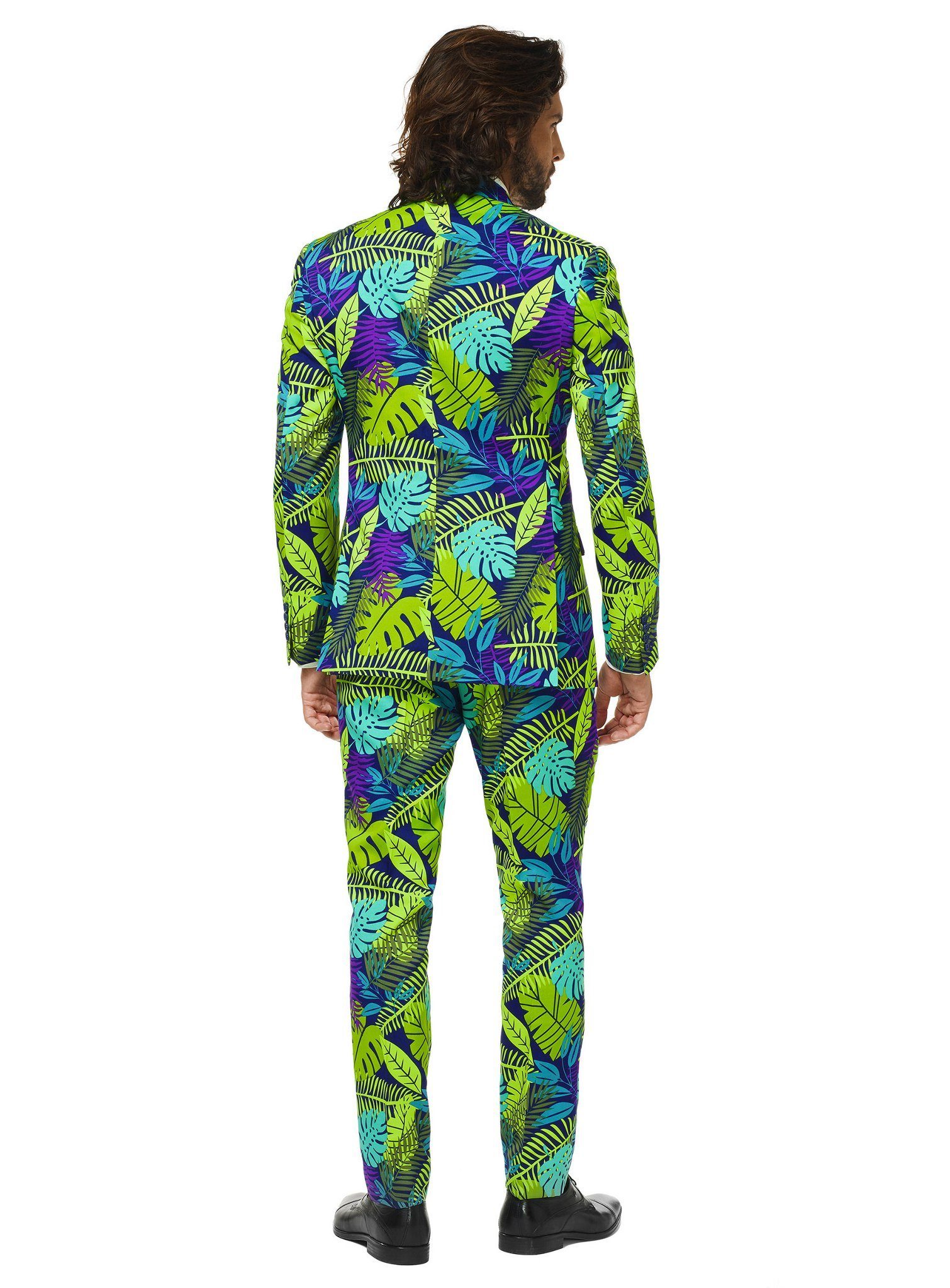 Opposuits Partyanzug Juicy Jungle Kostüm Anzug - Karneval Mottoparty, Ausgefallene Anzüge für coole Männer