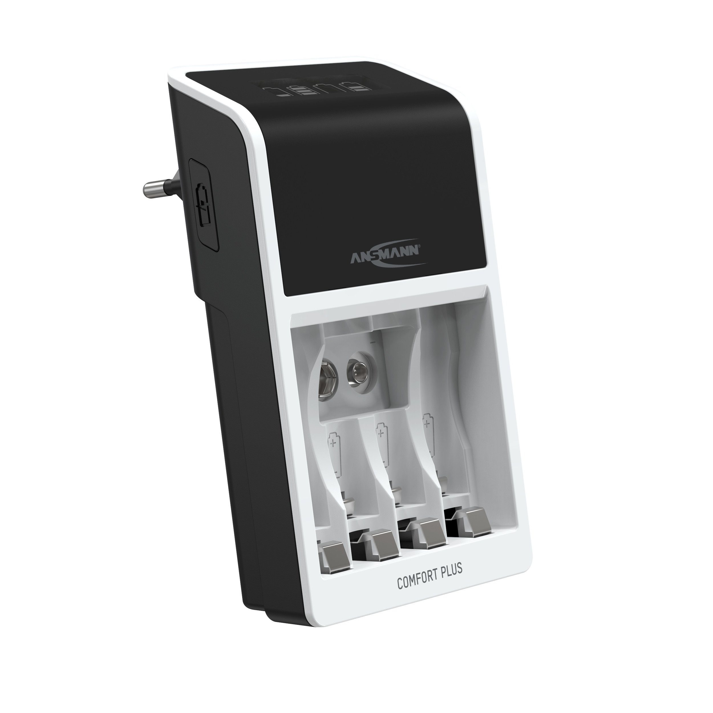 ANSMANN AG Akku Ladegerät für AAA AA 9V NiMH NICD Universal-Ladegerät