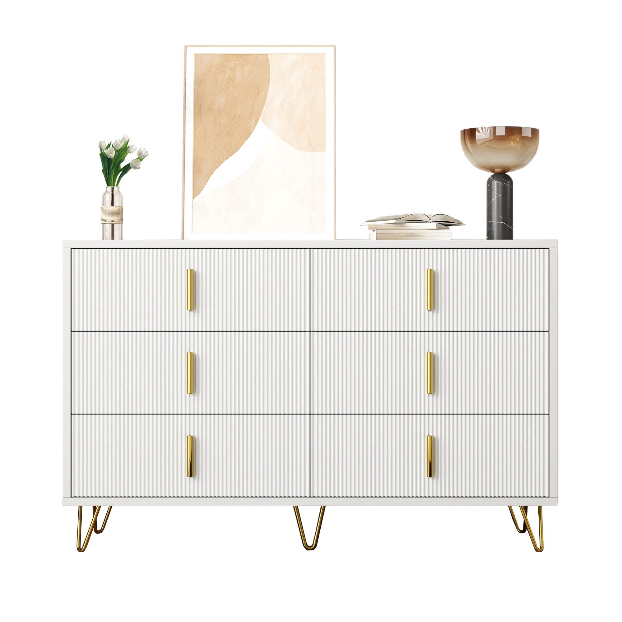 Sideboard Elegantes Sideboard mit modernem Design, Kommode und viel Stauraum