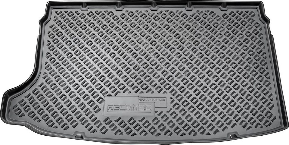 RECAMBO Kofferraumwanne CustomComforts (1 St), für VW T-Cross, Typ C11 ab  2018 -, perfekte Passform, ACHTUNG! passend für Vario-Boden, obere  Position. Varioboden obere Position