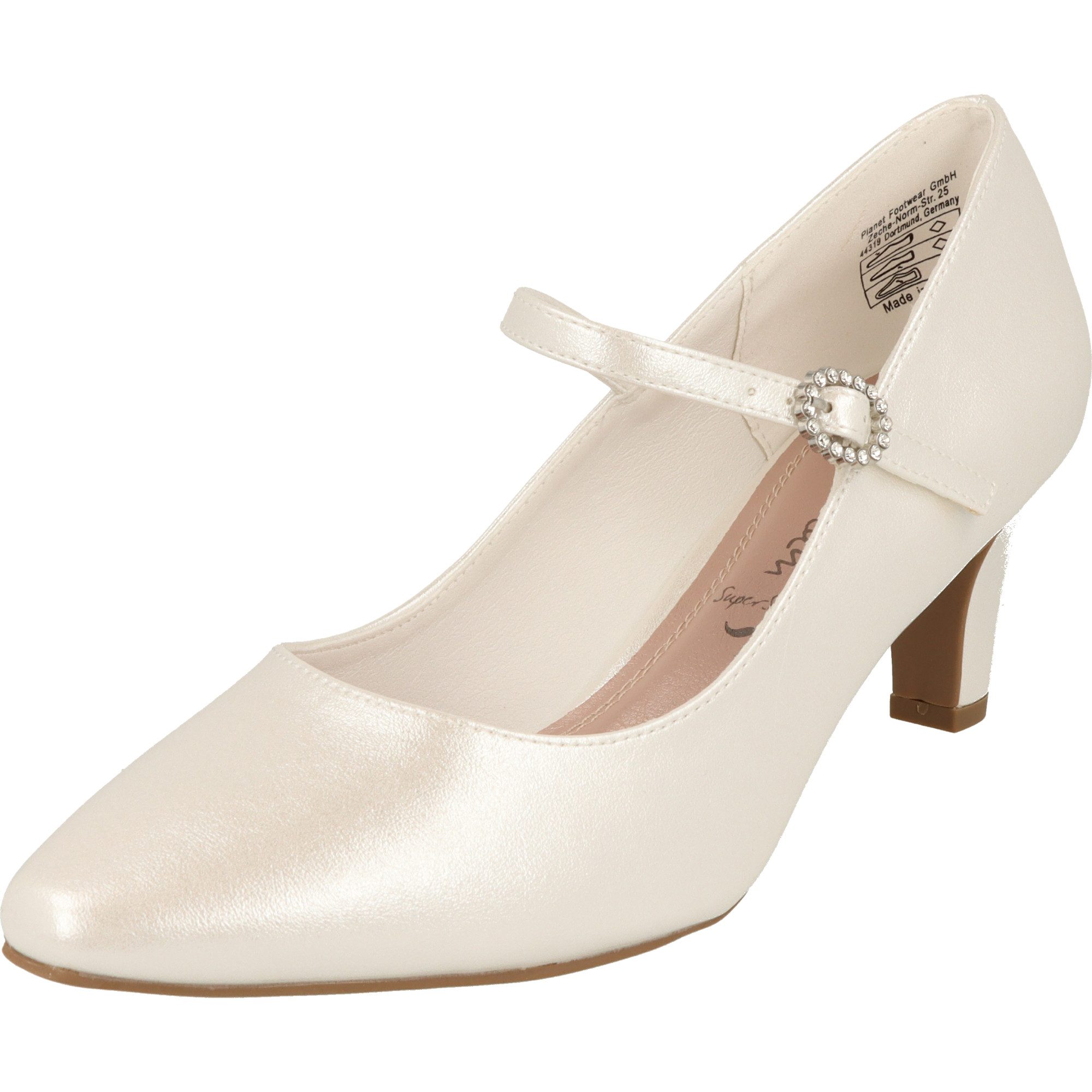 Jane Klain 224-327 Damen Schuhe elegante Hochzeit З пряжками Schnalle, gepolstert