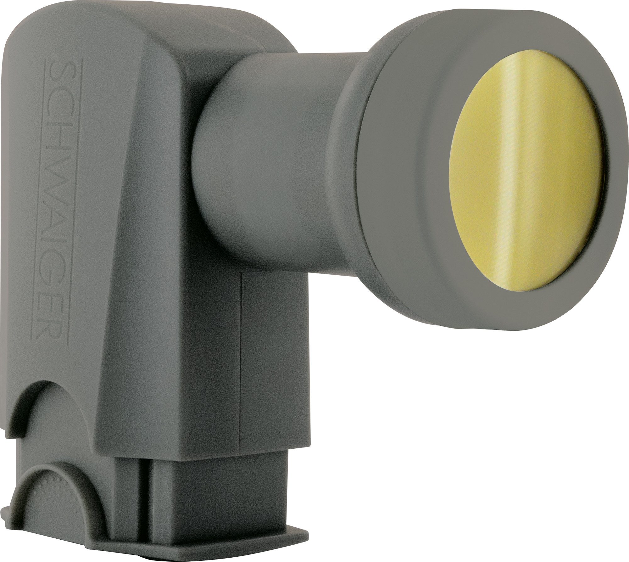 Schwaiger 714401 Universal-Quattro-LNB (für 4 Teilnehmer, herausziehbare Wetterschutzabdeckung, anthrazit)