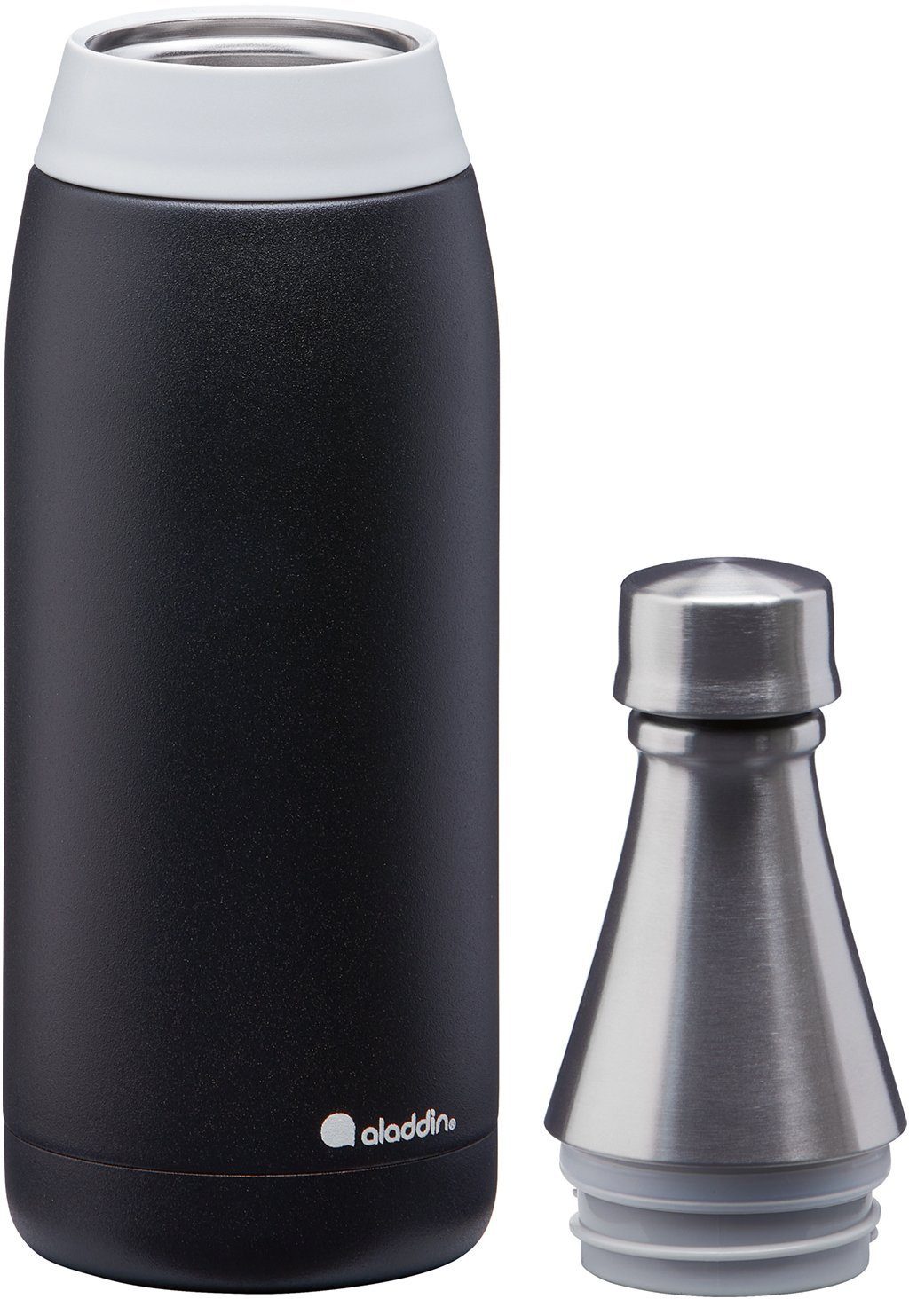 L, kohlensäurehaltige für aladdin Fresco Liter schwarz Getränke, auslaufsicher, 0,6 Thermavac™ Isolierflasche