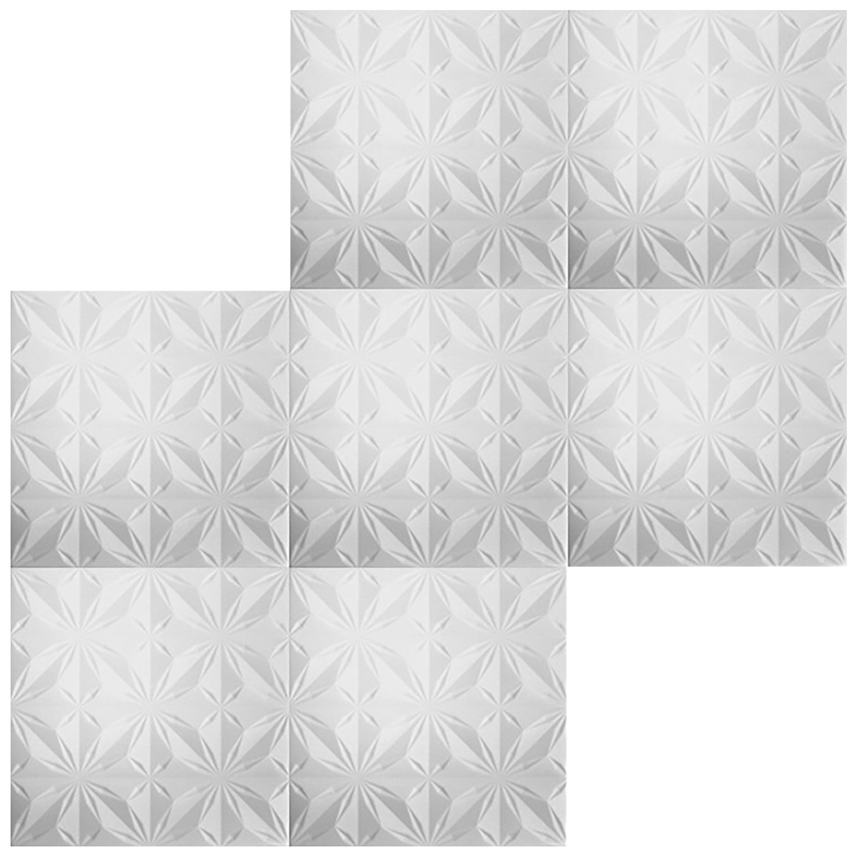 Hexim Wanddekoobjekt NR.116 (Deckenplatten 50x50cm Styroporplatten günstig online kaufen