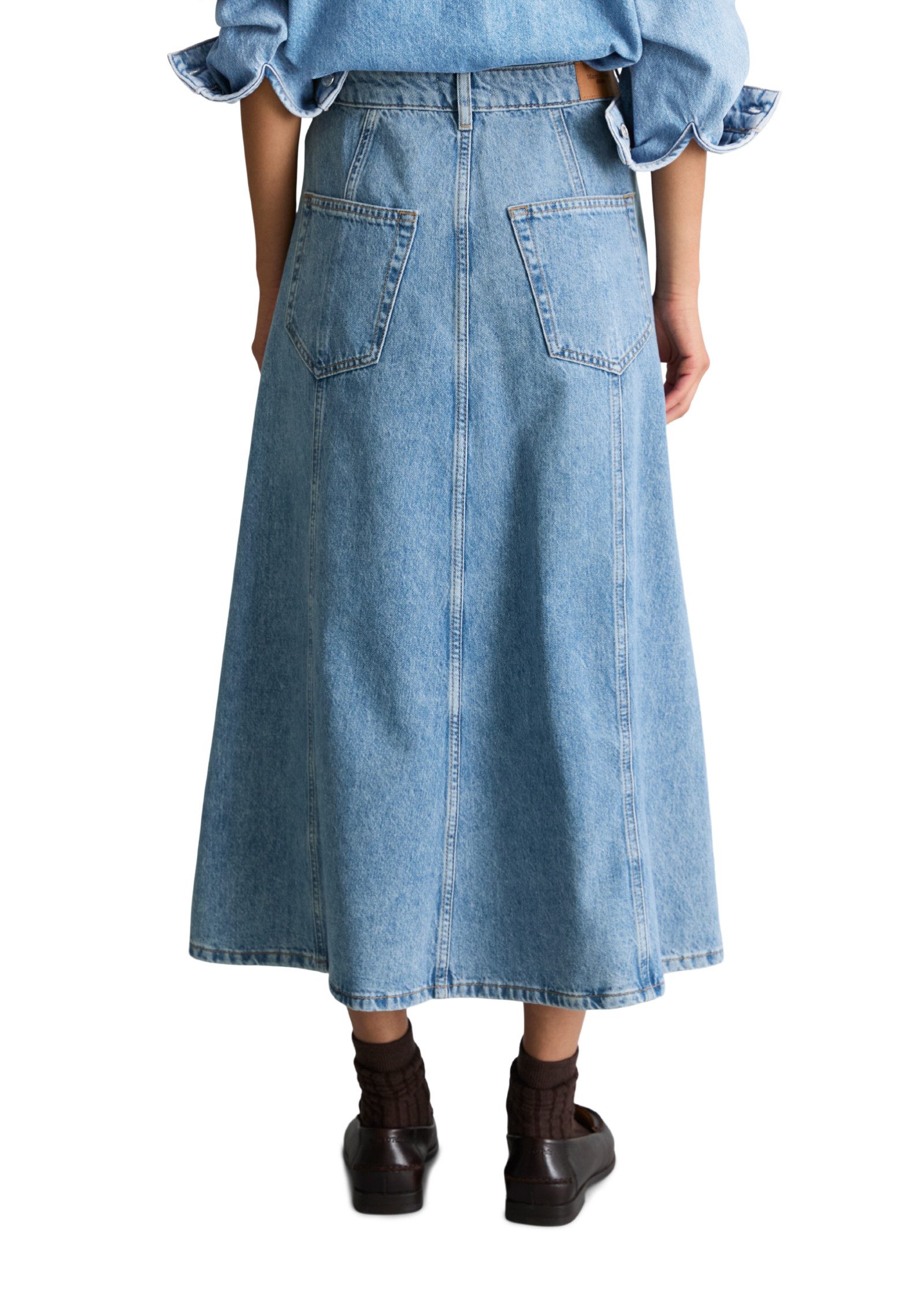 Marc O'Polo DENIM Jeansrock aus Bio-Baumwoll-Denim – Bild 3 von 5