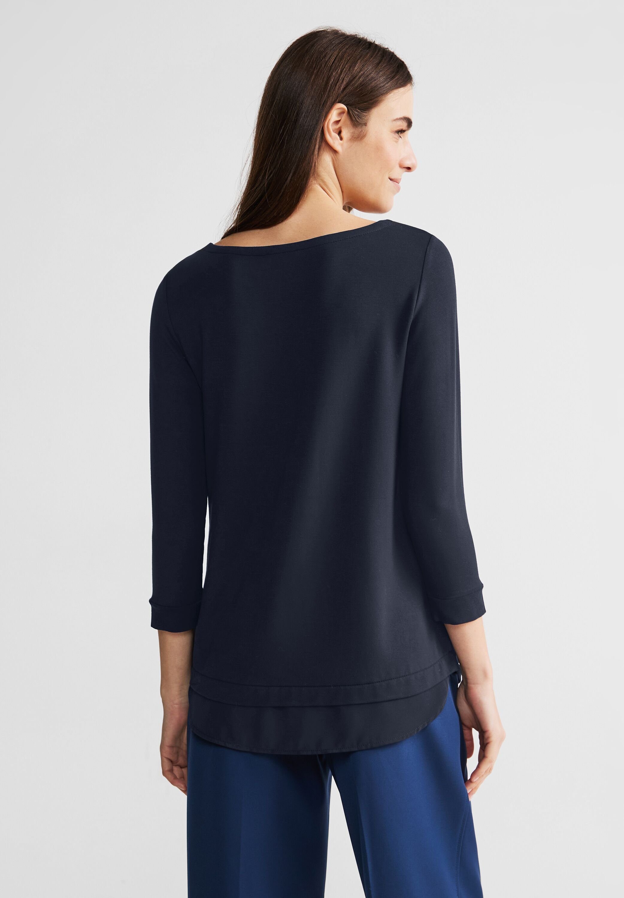 Viskosemischung Langarmshirt, Stretch ONE mit Softe STREET