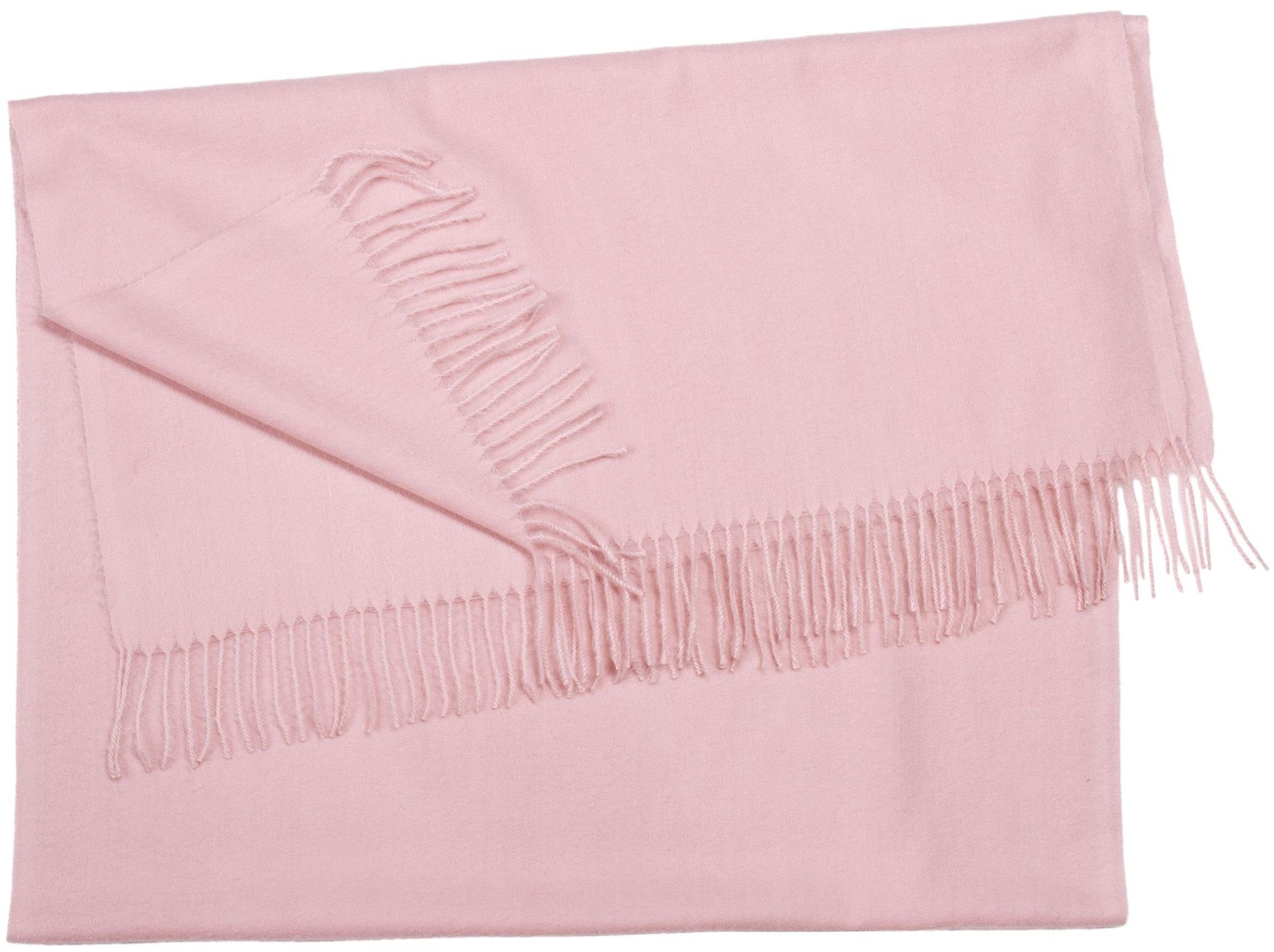 Modeschal rosa weicher warmer XL einfarbig Unisex SC506 Caspar Schal