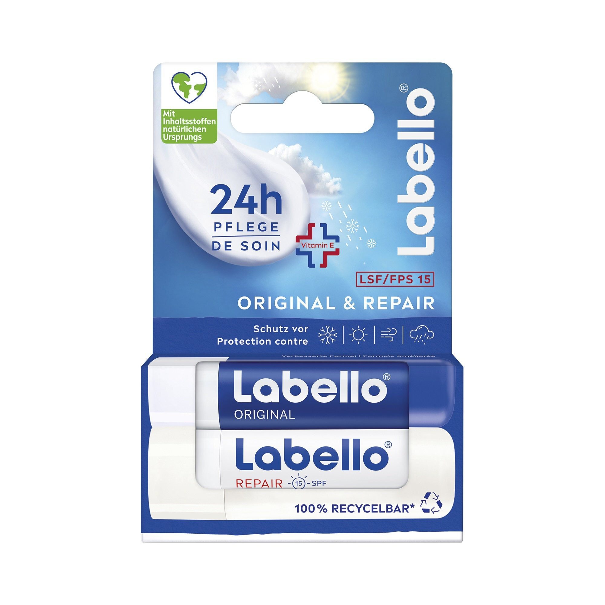 Labello Lippenpflegemittel Labello Original + Repair