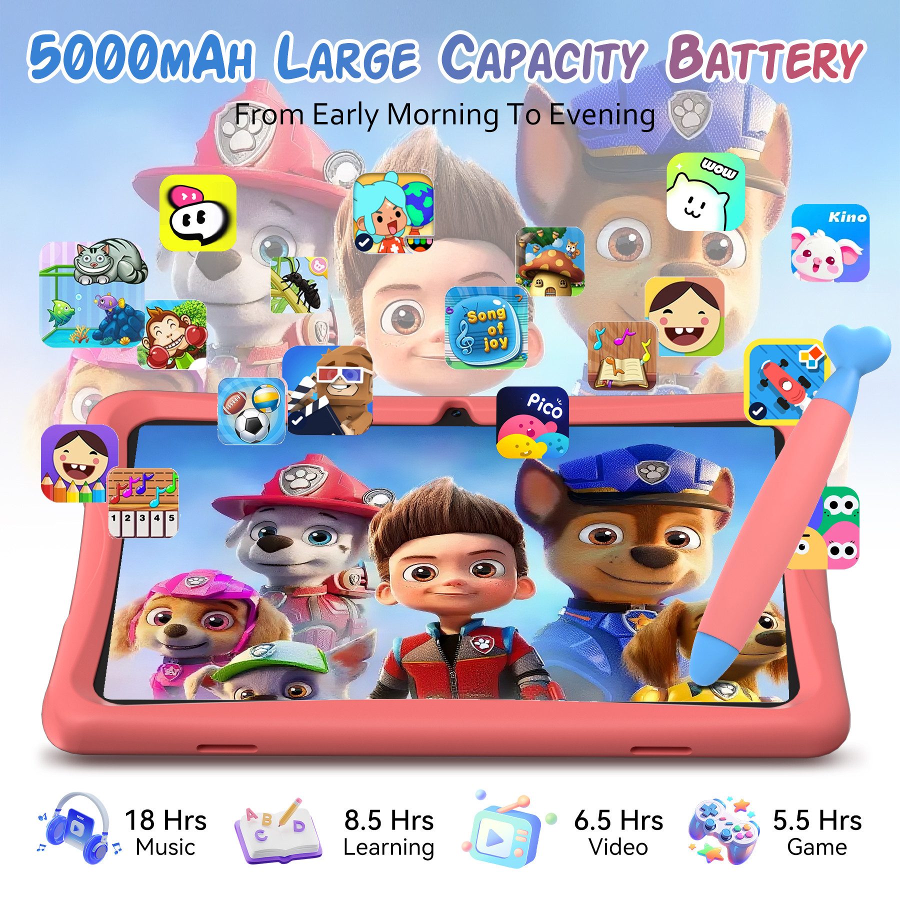 TABWEE K10 2025 Android15 Tablet (5G wifi, Android 15, Gemini AI