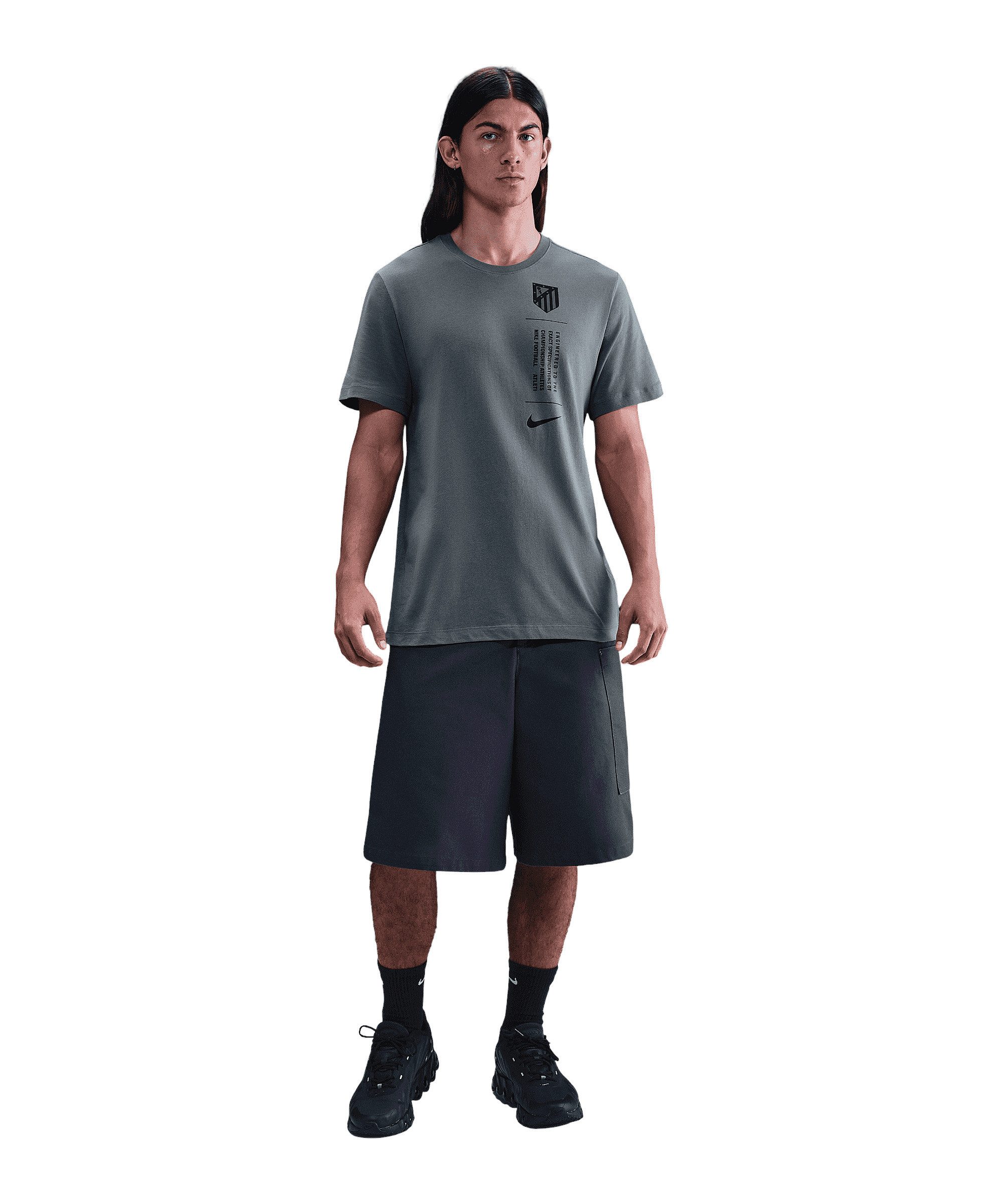 Nike T-Shirt Nike Performance Atletico Madrid Football T-Shirt Baumwolle