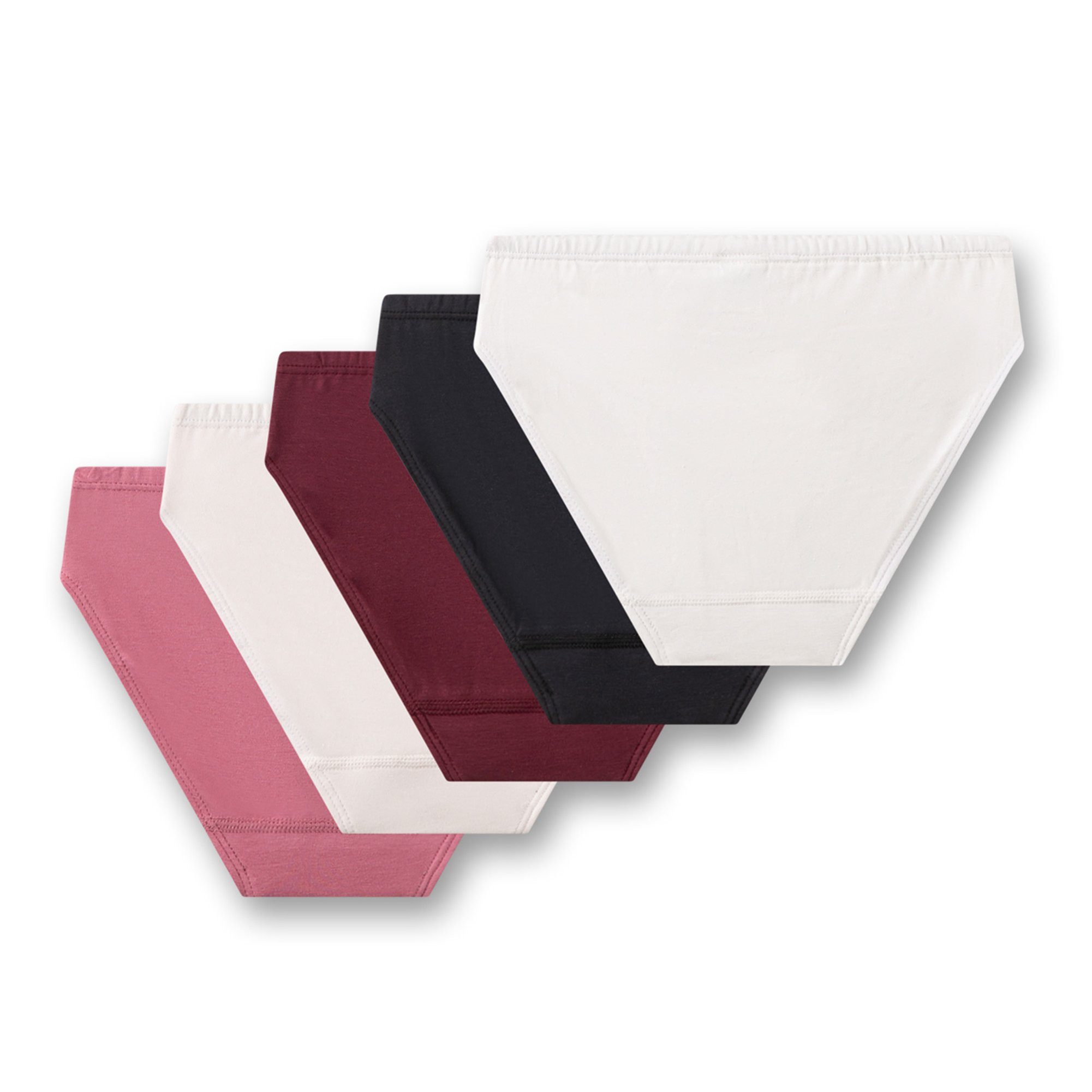 Sanetta Slip Mädchen Slip 5er Pack Baumwollmischung (Packung, 5er Pack)
