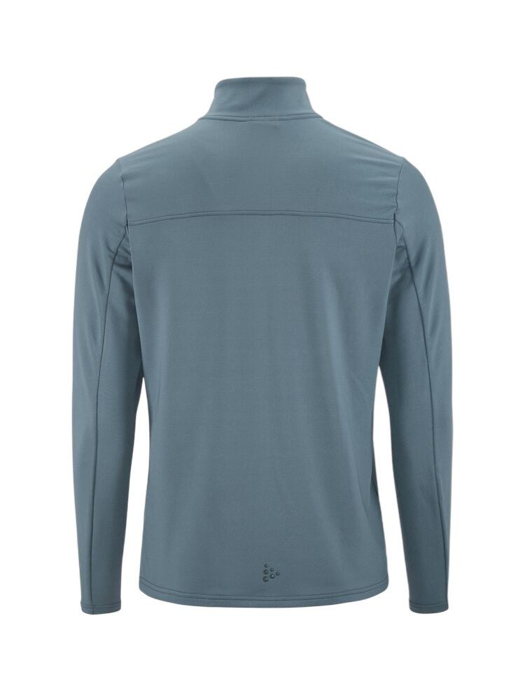 Craft Langarmshirt CORE Gain (Midlayer, Half-Zip) blau/grau Herren