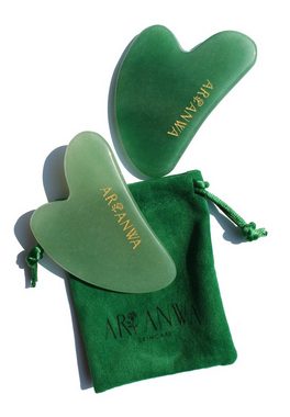 ARI ANWA Skincare Massagegerät Gua Sha Aventurine, Gesichtsmassage & Hautpflege