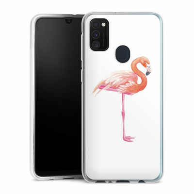 DeinDesign Handyhülle Flamingo Tiere Sommer Flamingo3, Samsung Galaxy M21 Silikon Hülle Bumper Case Handy Schutzhülle