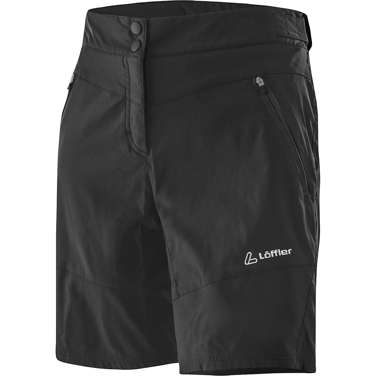 Löffler 2-in-1-Shorts Radhose Evo CSL Black